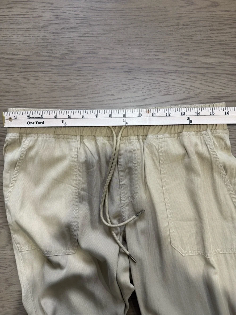 True Religion Rolled Jogger Pants Relaxed Drawstring Casual Streetwear Light Med